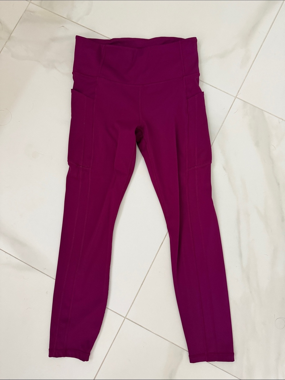 Athleta High-Waist Magenta Leggings